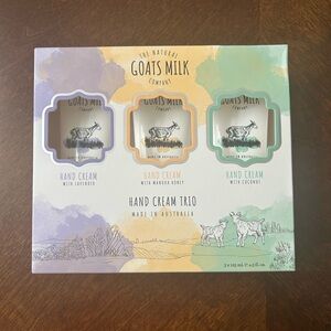 Goats Milk Hand Cream Trio